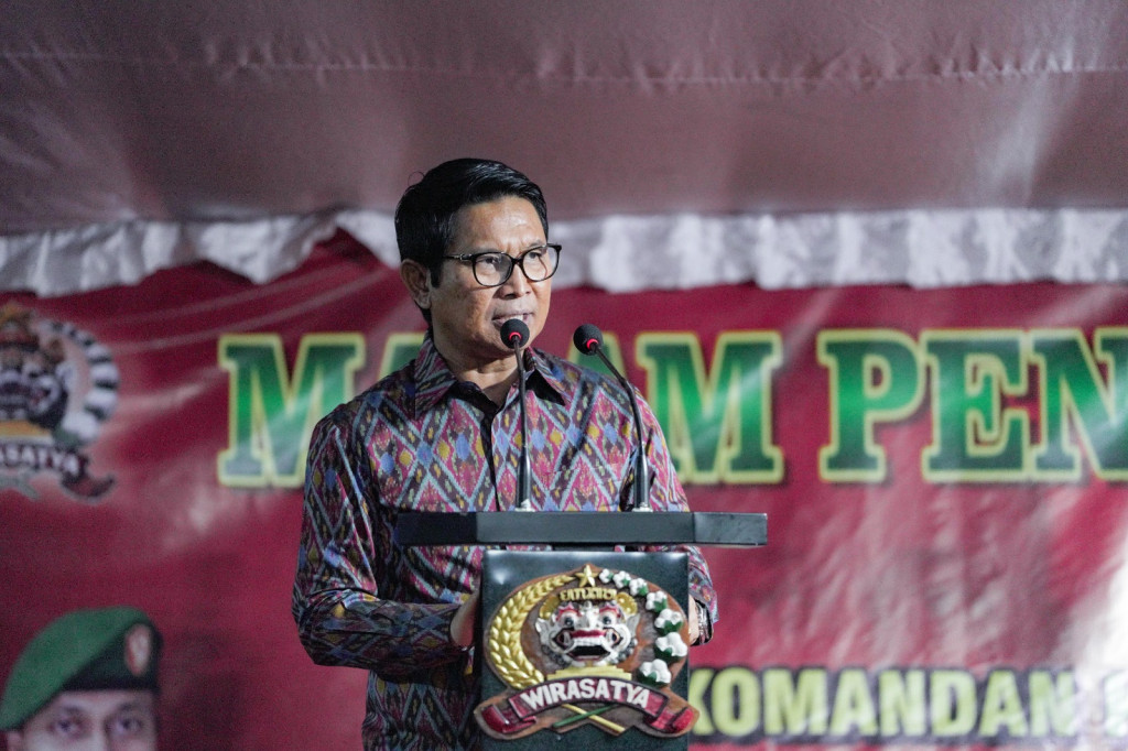 Sekda Adi Arnawa Hadiri Pelepasan Pejabat Lama Dandim 1611 Badung